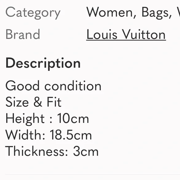 Louis Vuitton Monogram Sarah Wallet - Made in France - Authentic - Picture 8 of 8